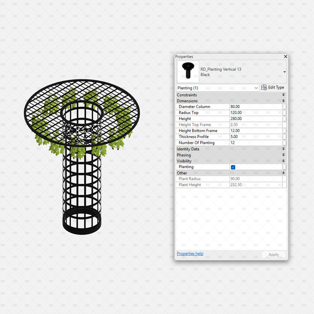 Download Revit Potted Plants | RD Studio