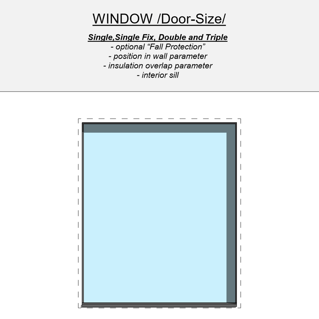 Download Revit Windows Families (Metric + Imperial) | RD Studio