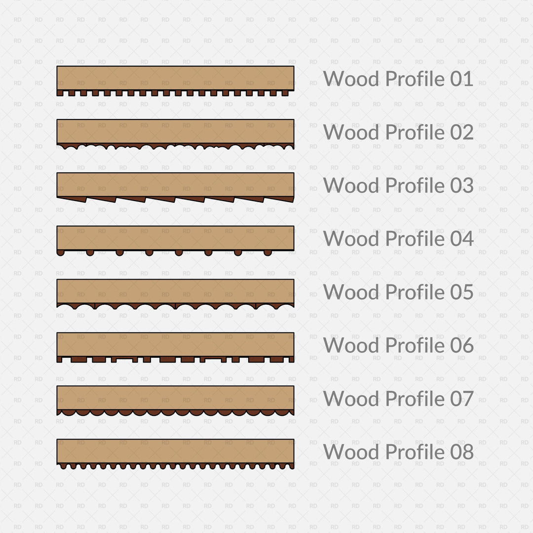 Revit Parametric Wood Panels (16 Profiles) | RD Studio