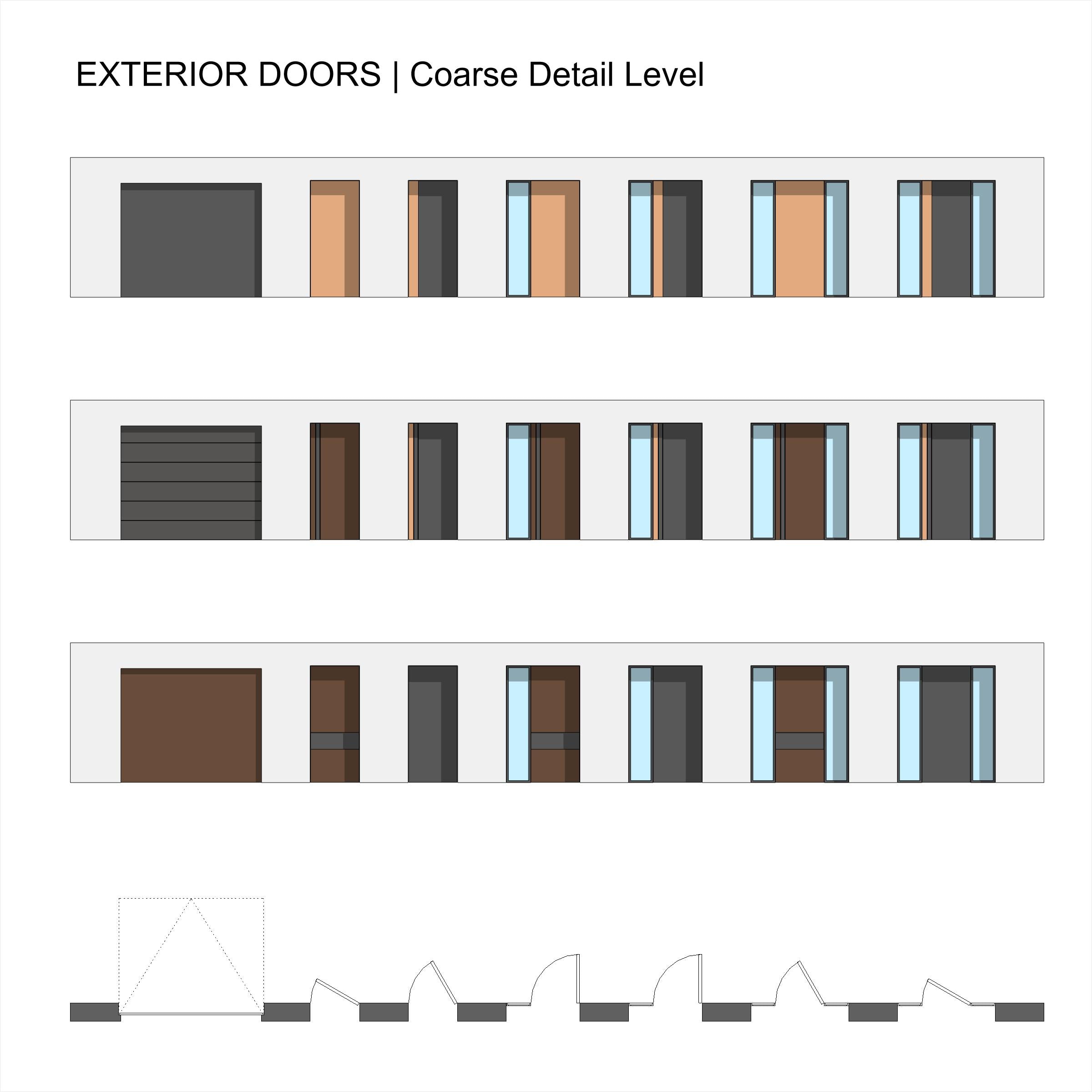 revit exterior doors family