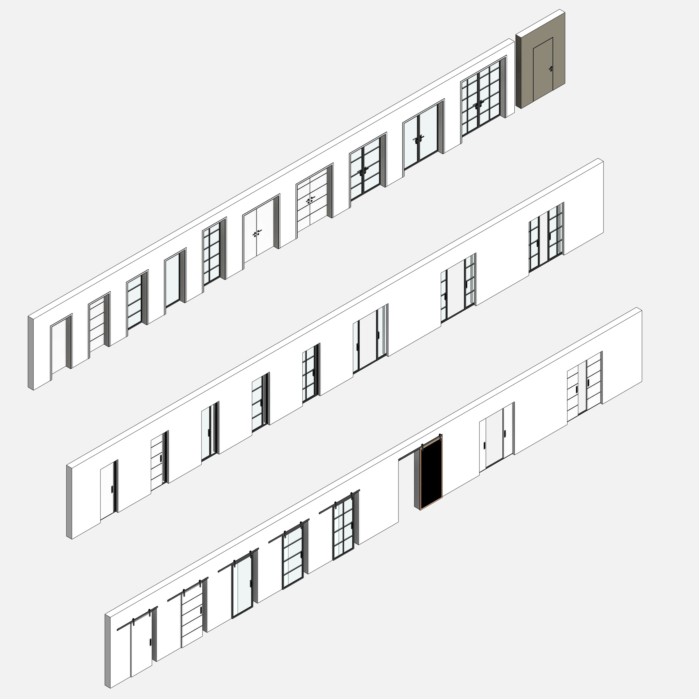 revit door families download