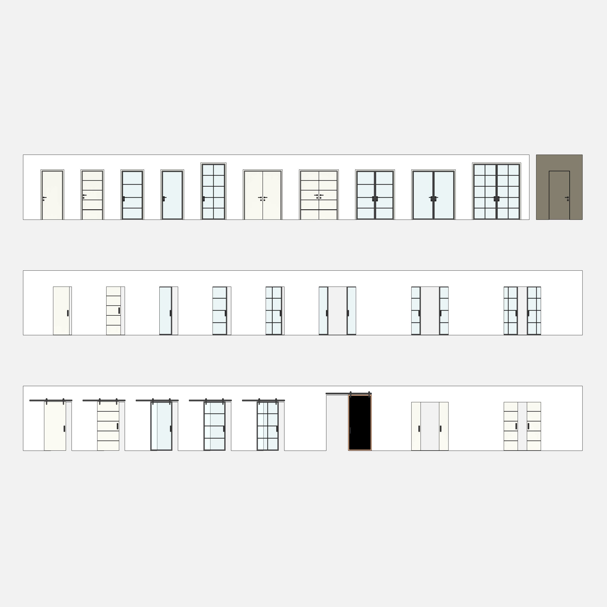 revit interior door families