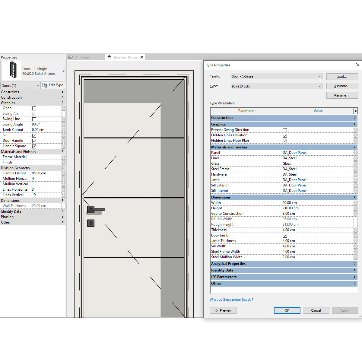 revit doors interior download families 