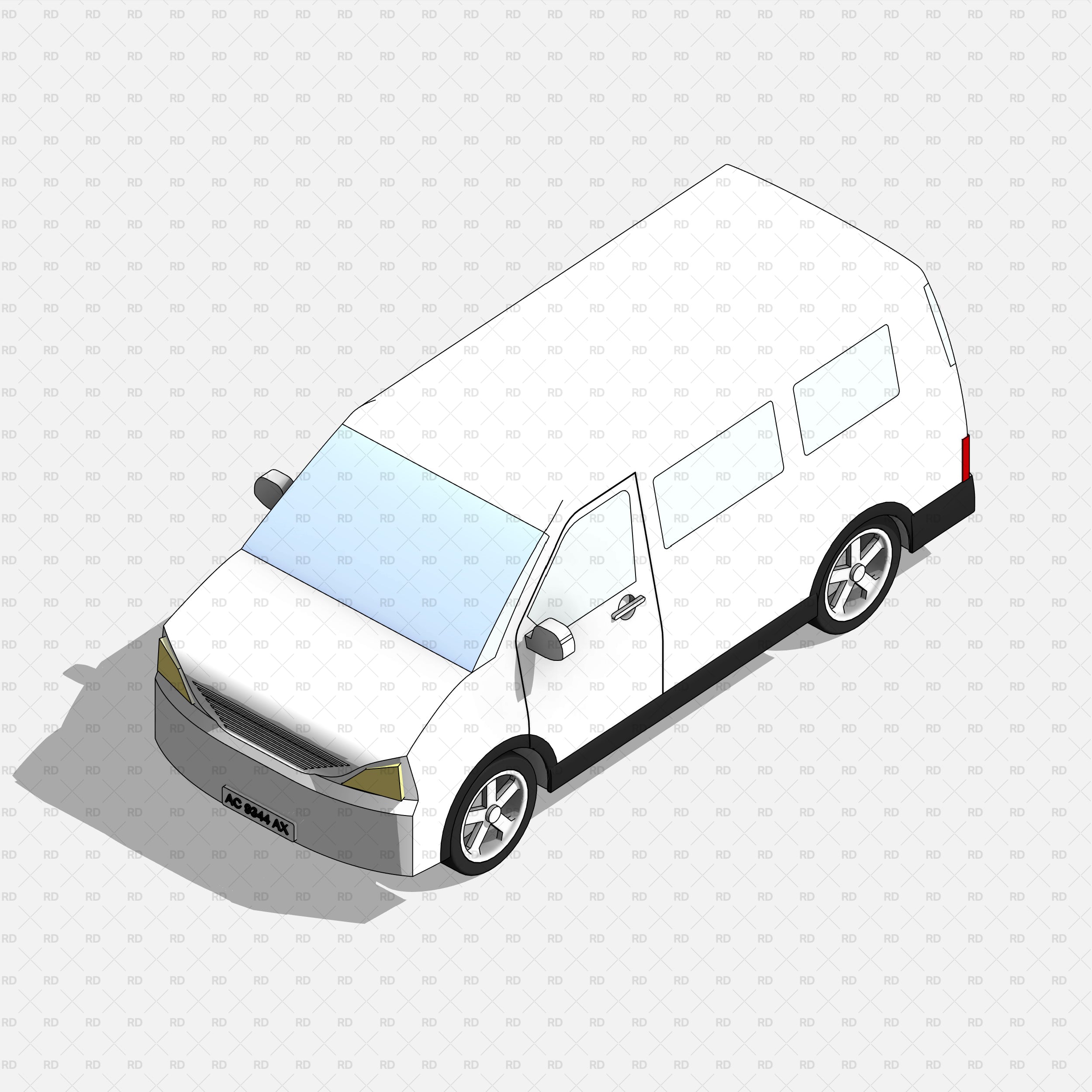 Revit Vehicle - Van - RD Studio