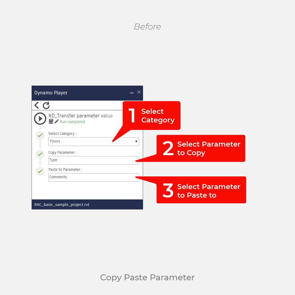 Revit Dynamo Script: Copy Paste Parameters