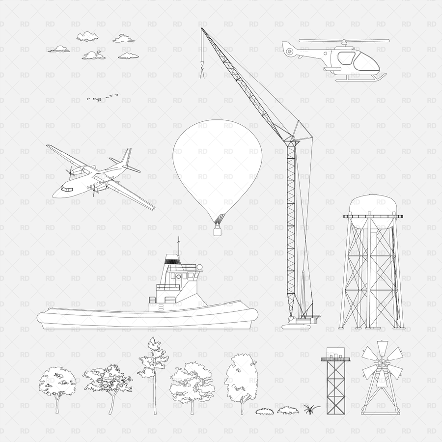 Revit 2D Background Objects (Detail Items) | RD Studio