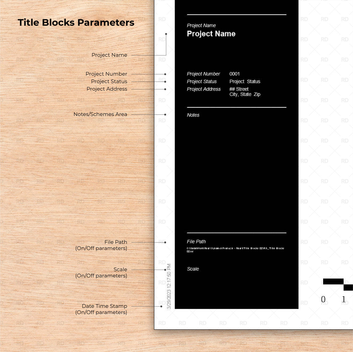 Revit Title Block families