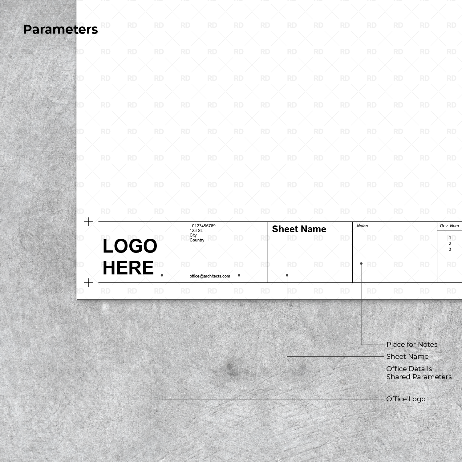 title block revit 