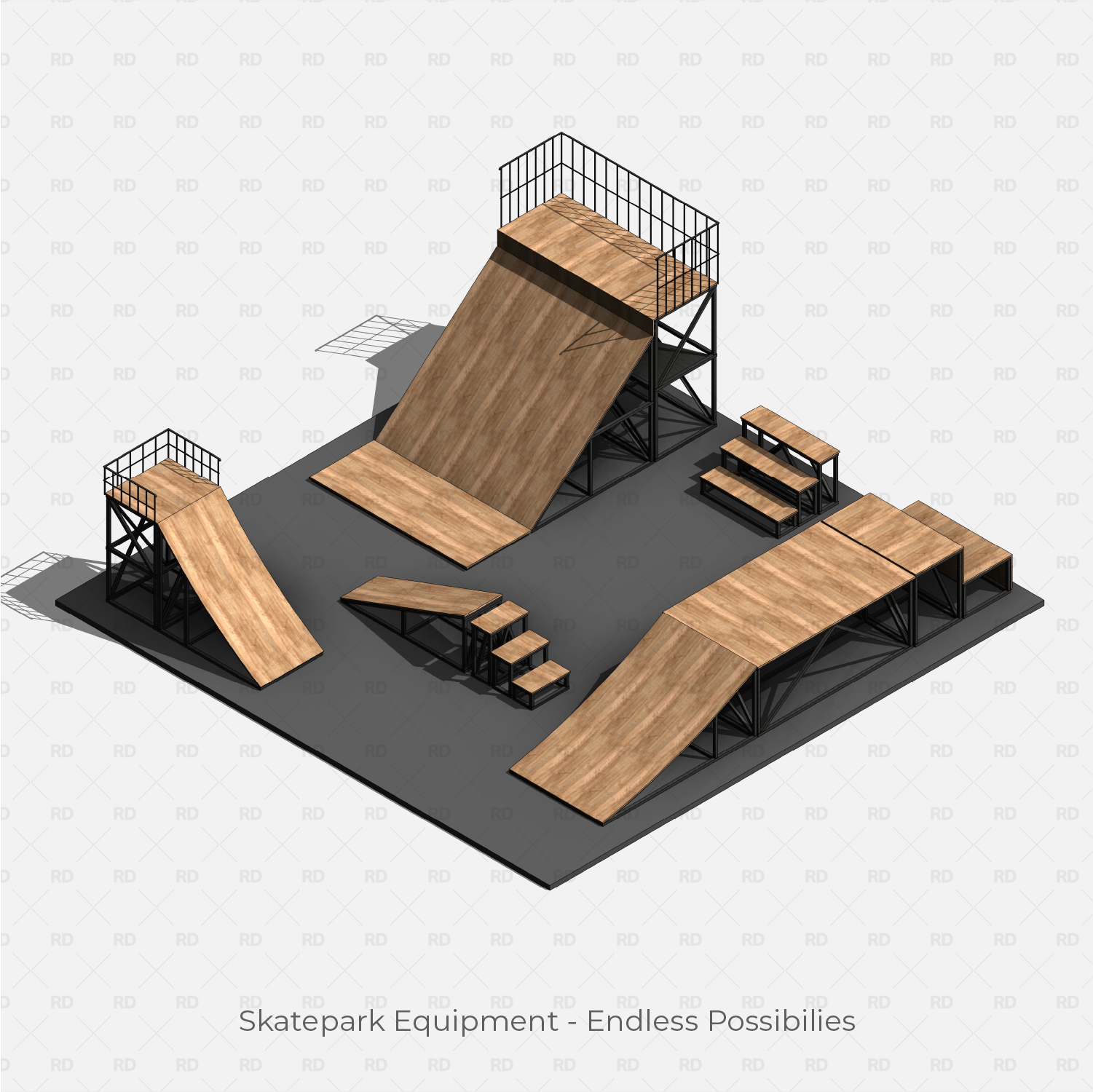 revit skatepark families