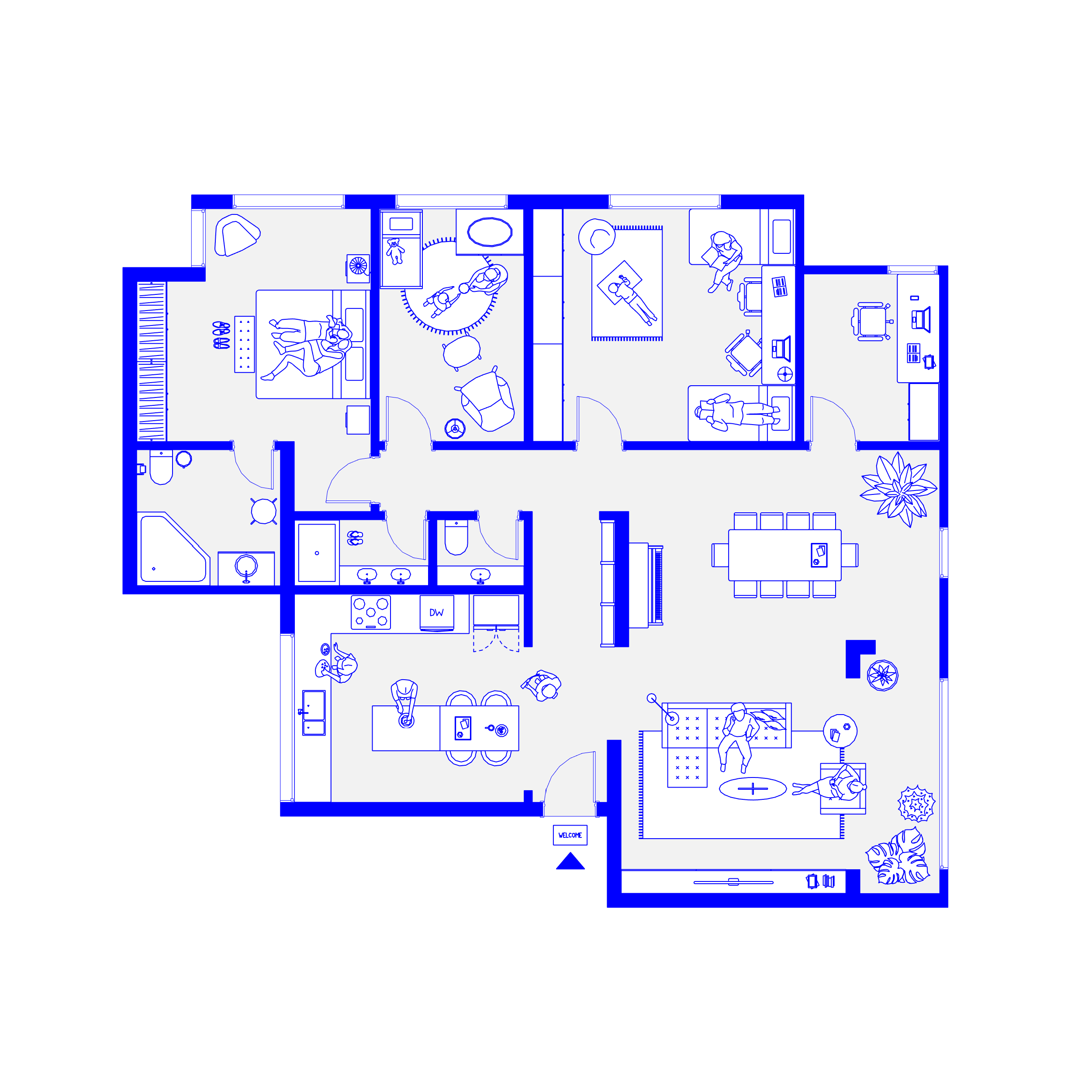 Revit 2D Parametric Furniture