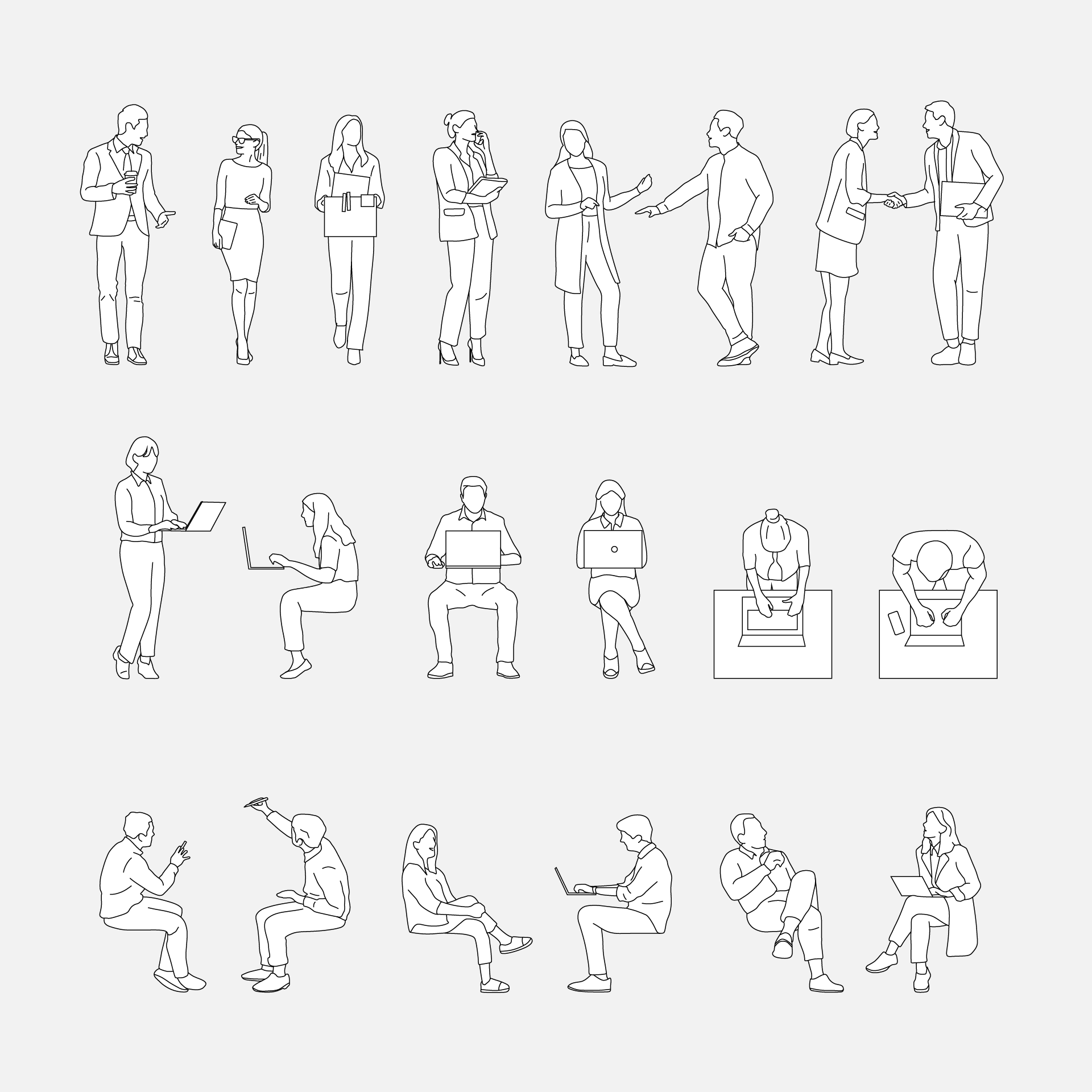 Revit 2D People