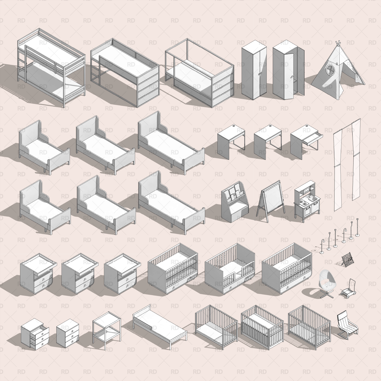 IKEA furniture revit families library