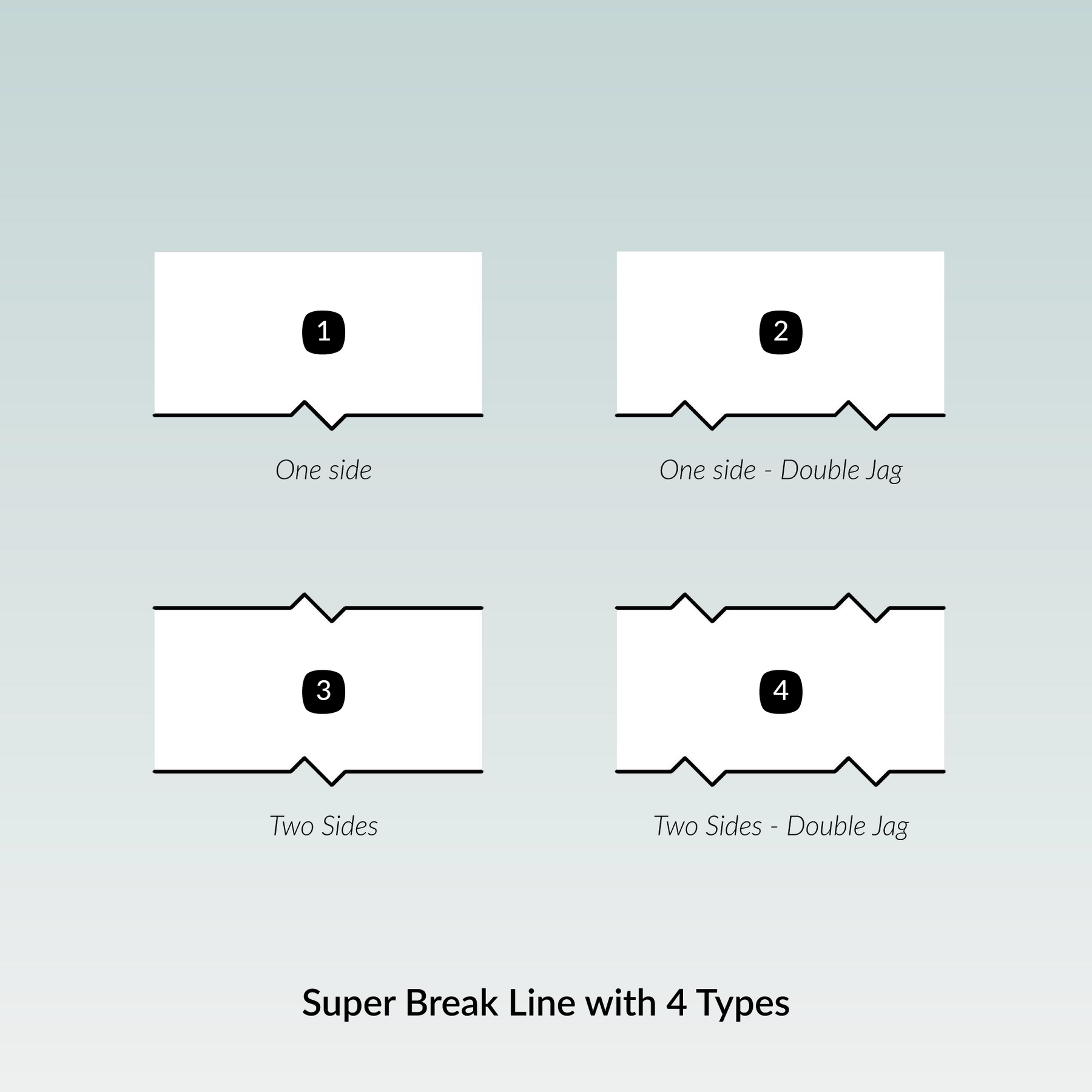 Revit Super Break Line Family | Detail Items | Revit Dynamo