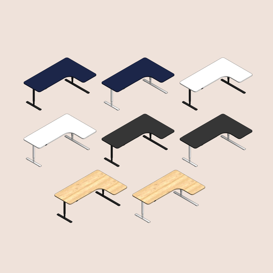 Office Table Rivet Parametric Office Furniture Families for Revit | RD Studio