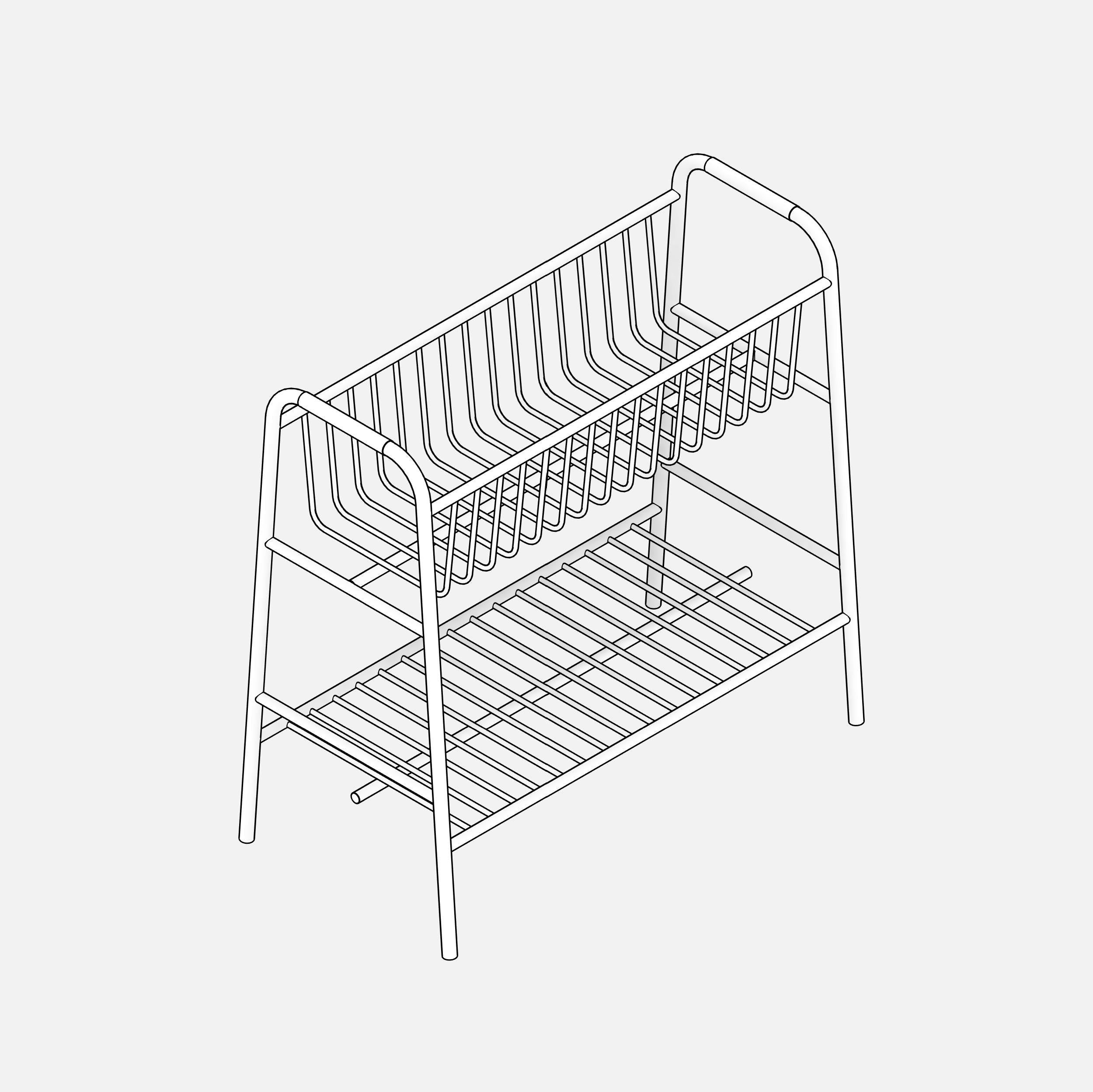  IKEA BUSKBO Plant Stand  revit 