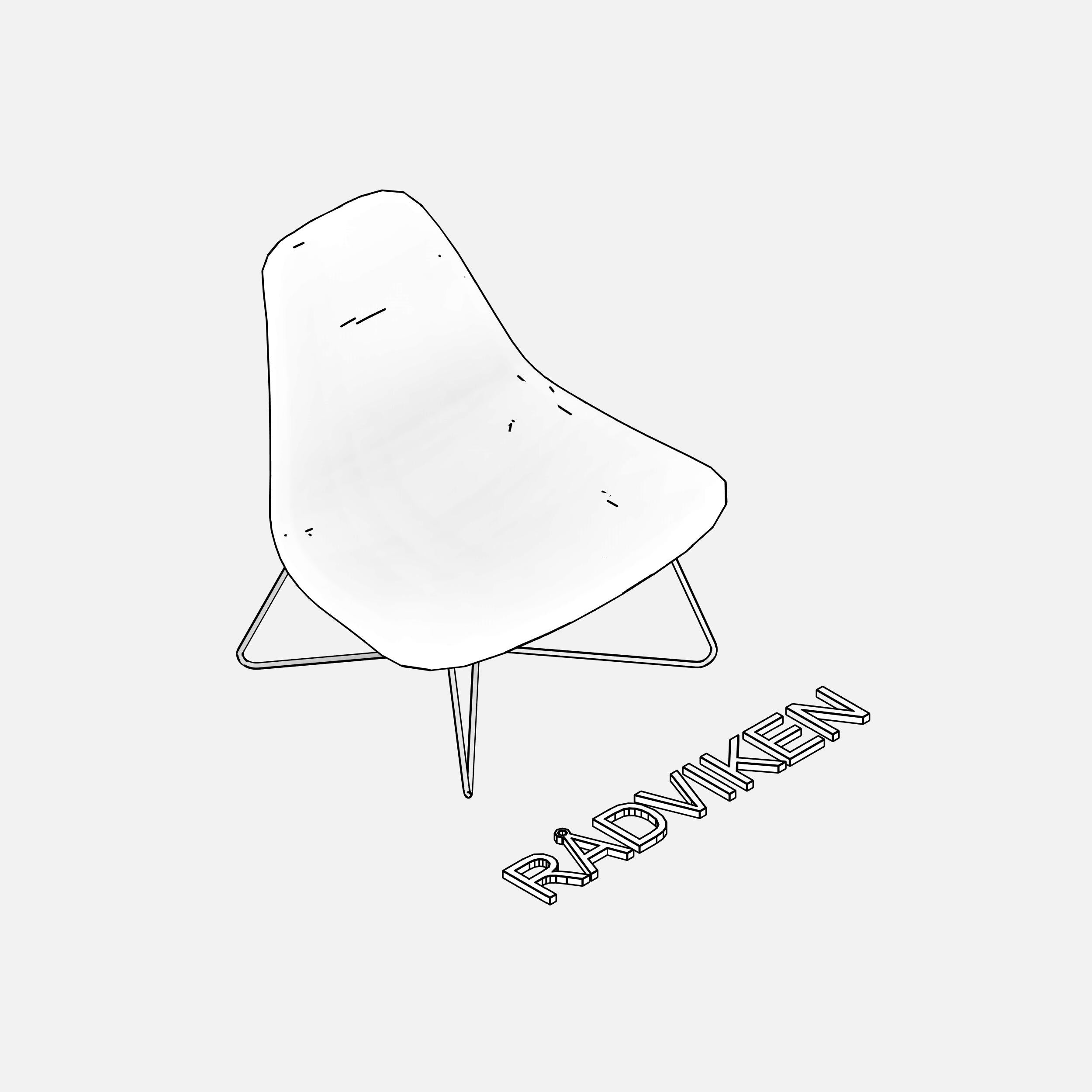 revit armchair