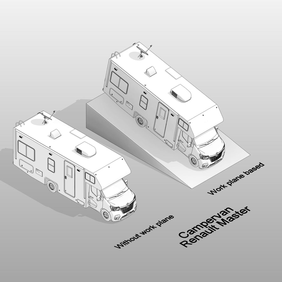 Revit 3D Vehicle: Campervan Renault Master | Download Car Family ...