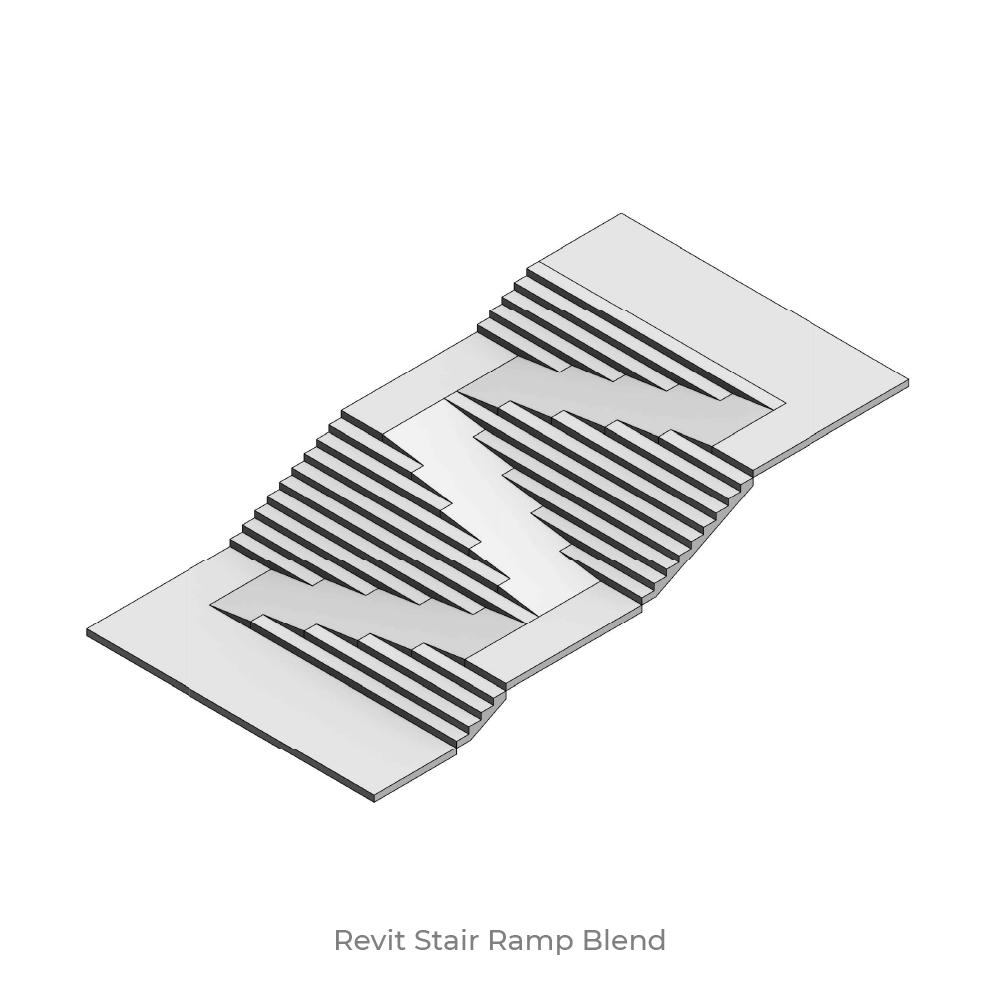 Revit 3D Stair Ramp Blend