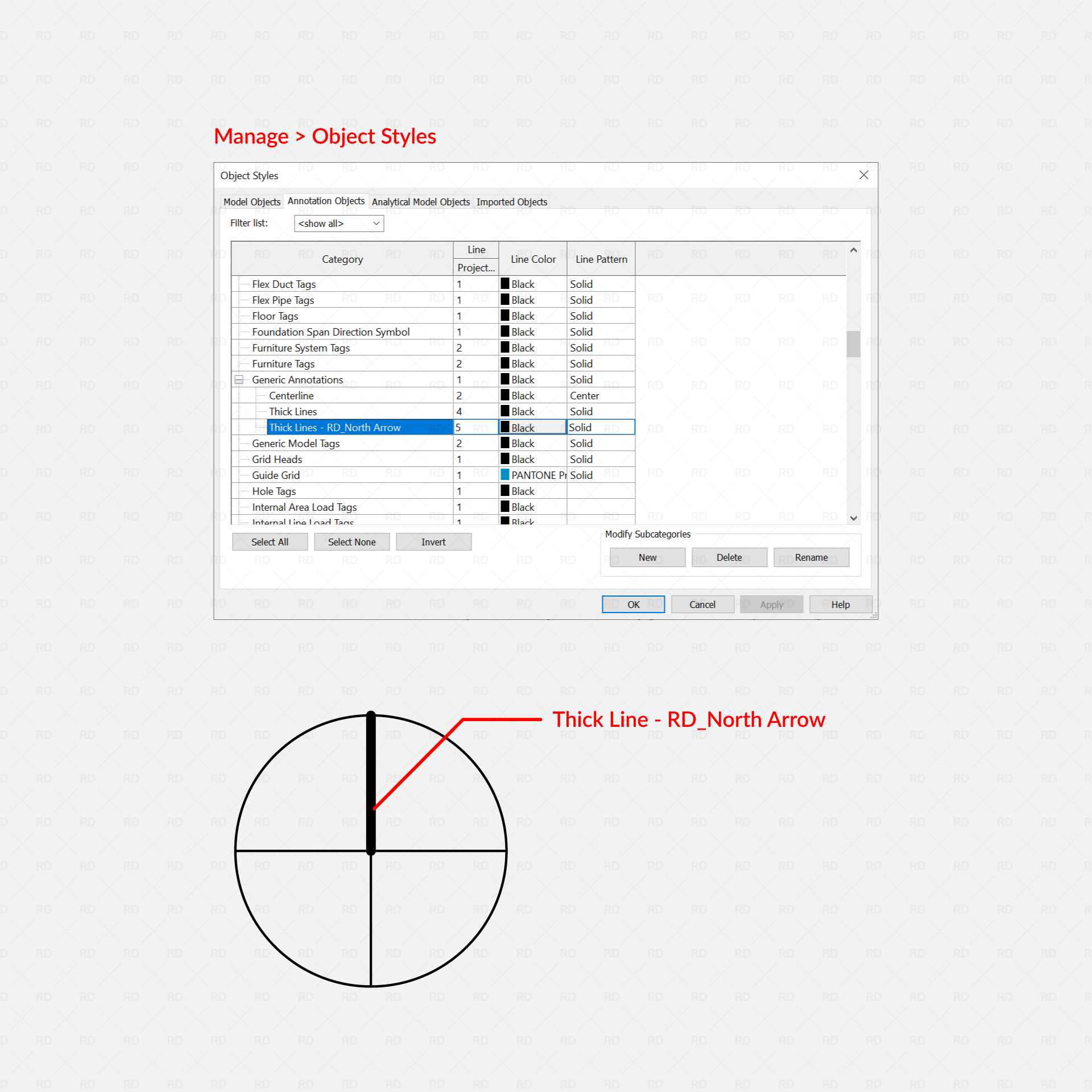 Revit North Arrow