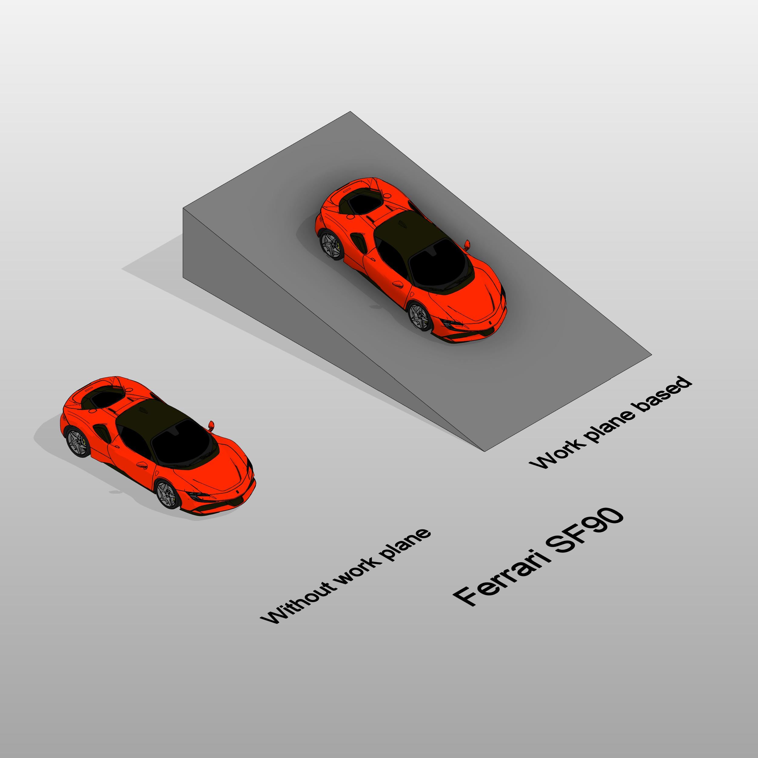 Revit car Ferrari 