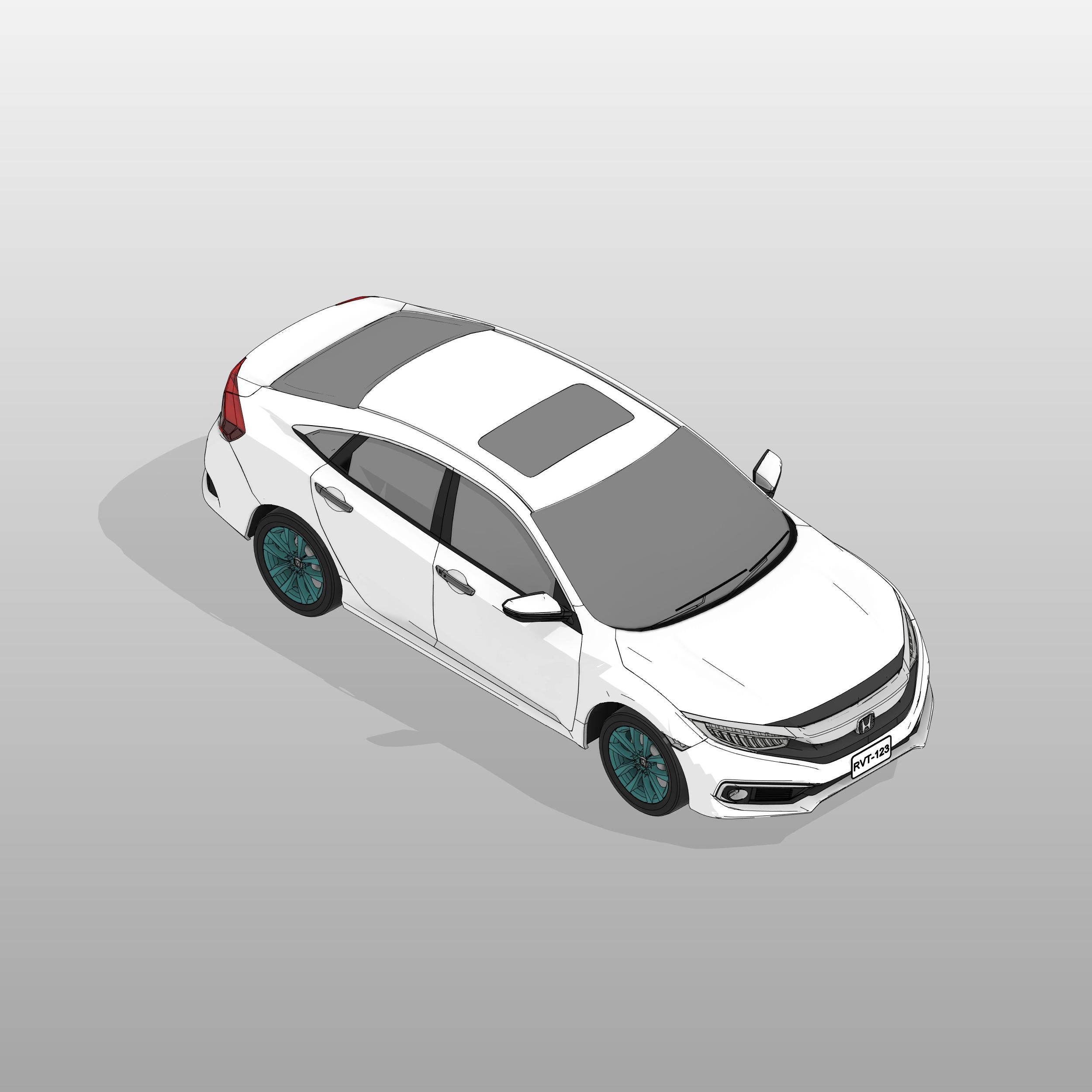 Honda Civic revit 