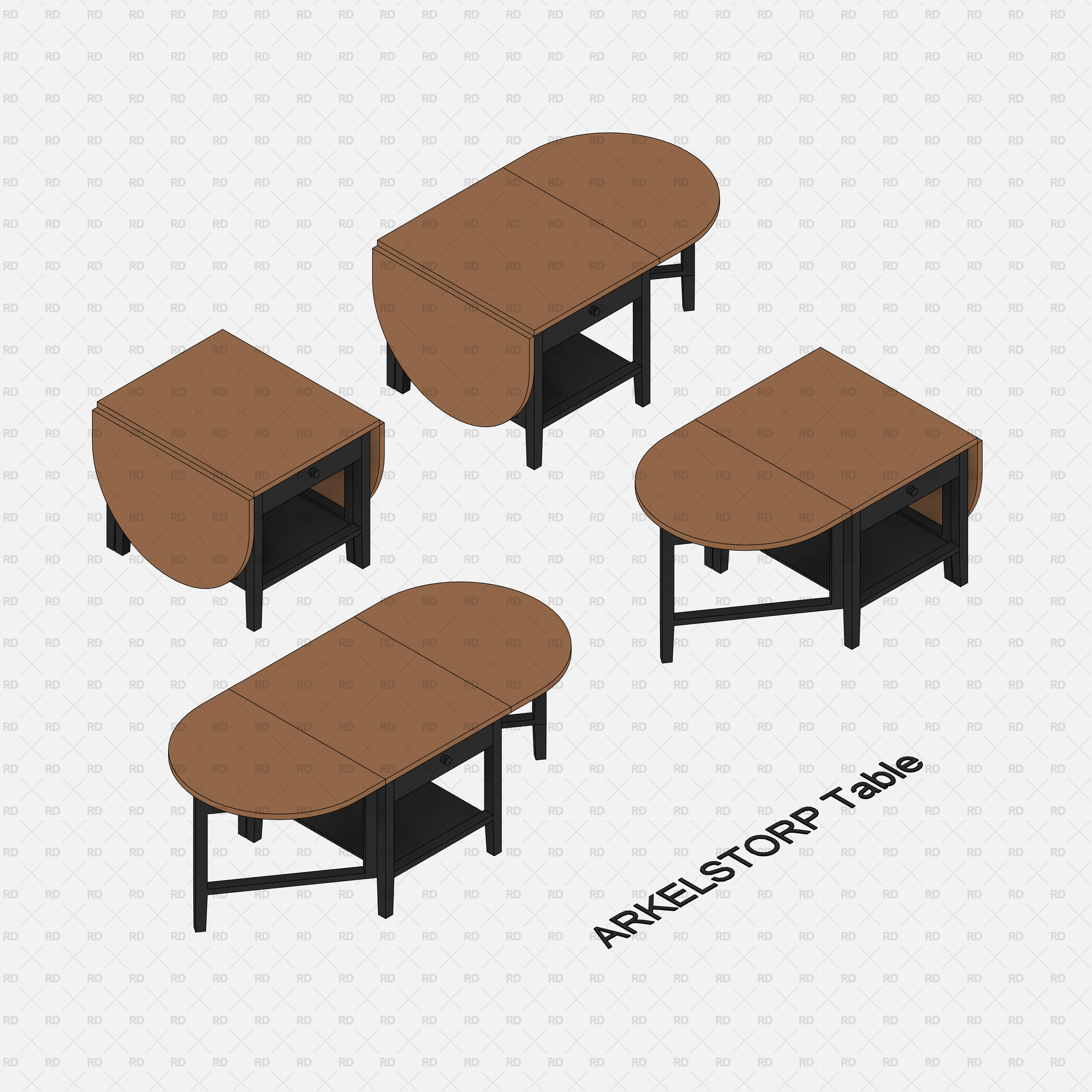 Revit Family IKEA Table