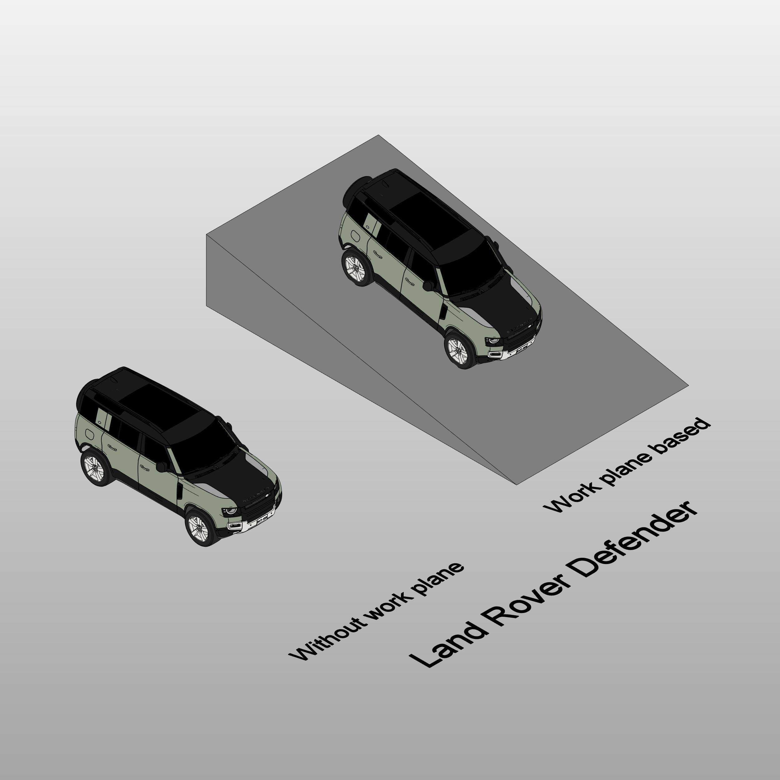 Land Rover Defender revit family