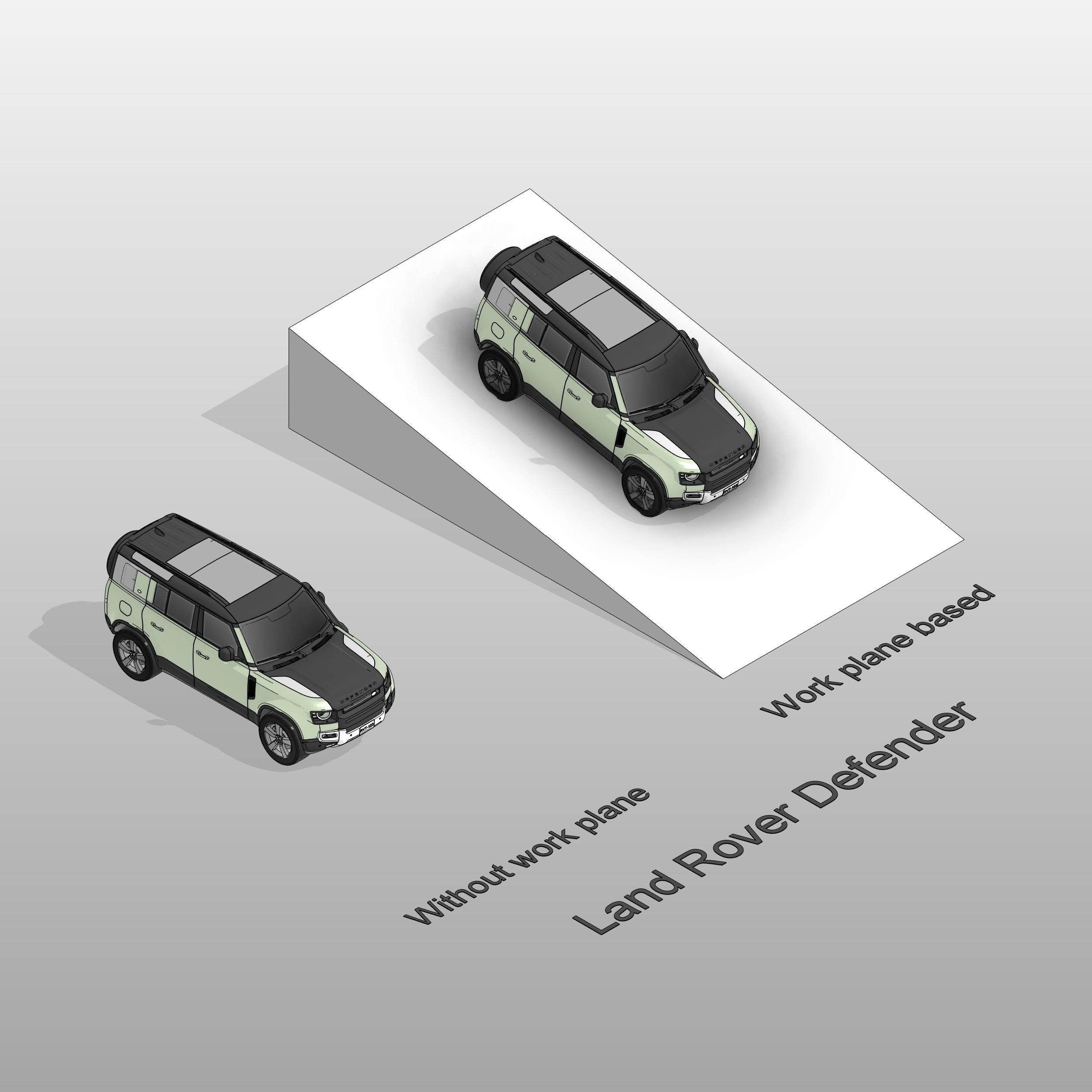 Land Rover Defender revit