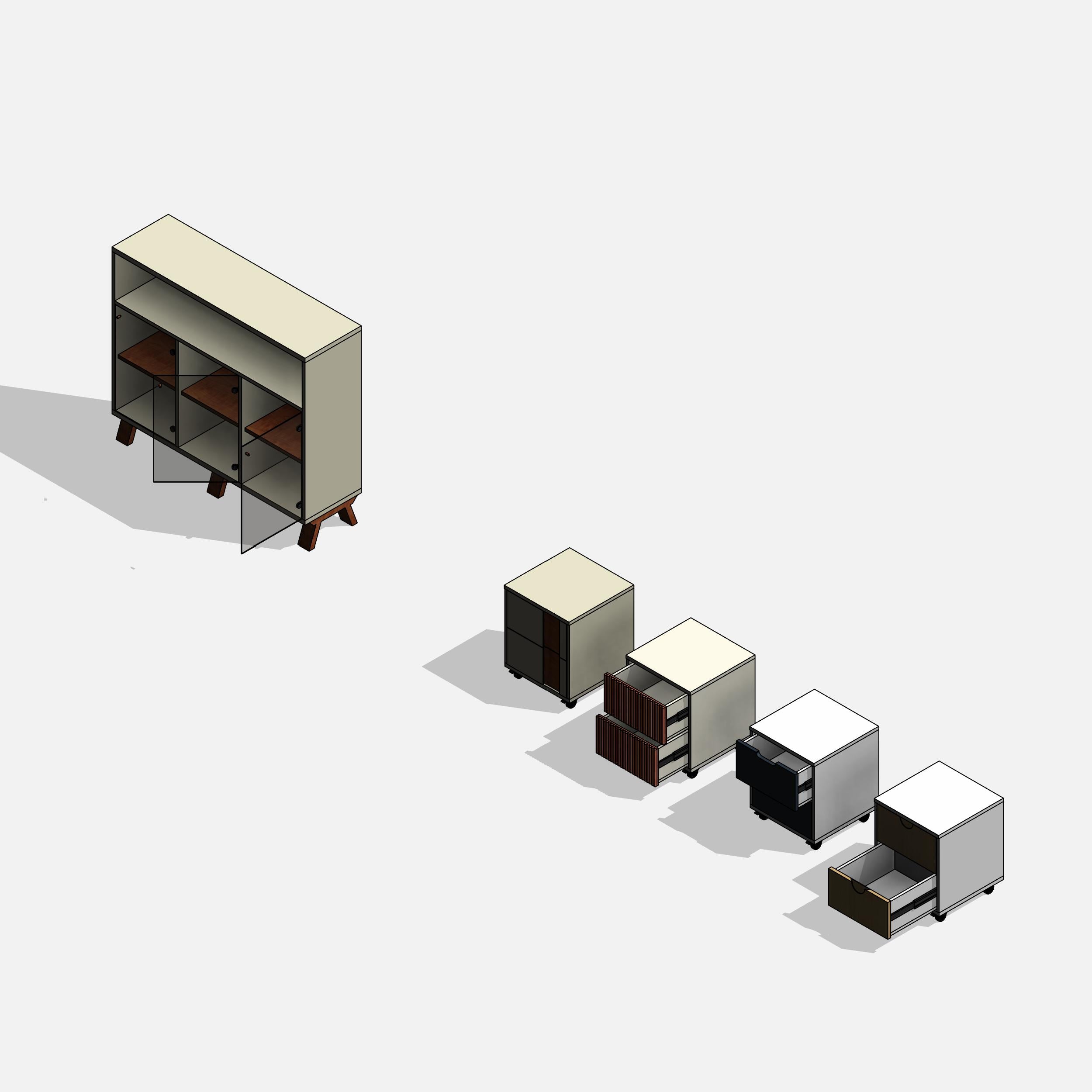 revit office furniture 