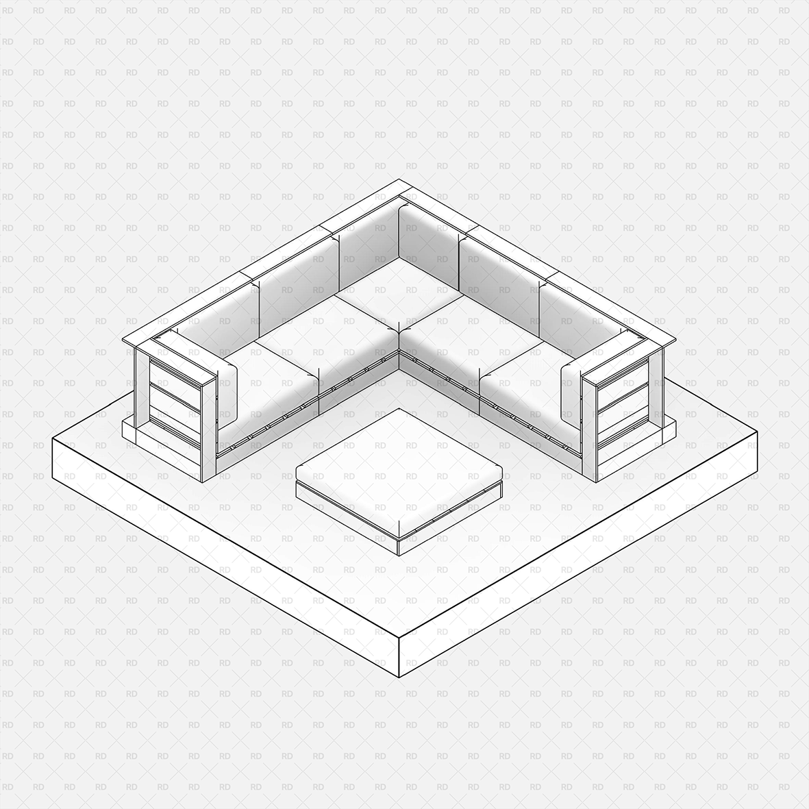 revit outdoor furniture 