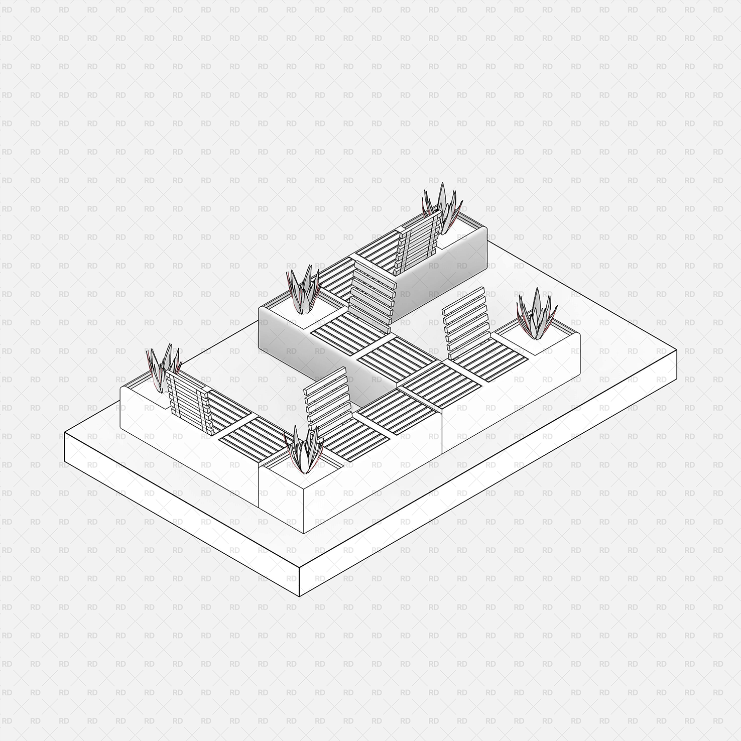 revit outdoor furniture 