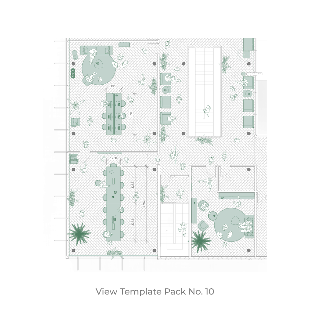 revit presentation view template download floor plan