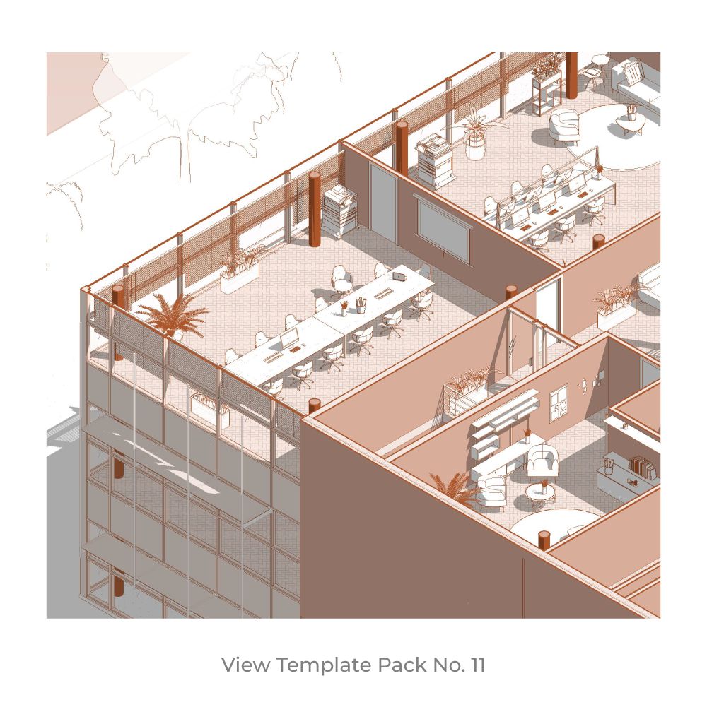 revit presentation view template download 