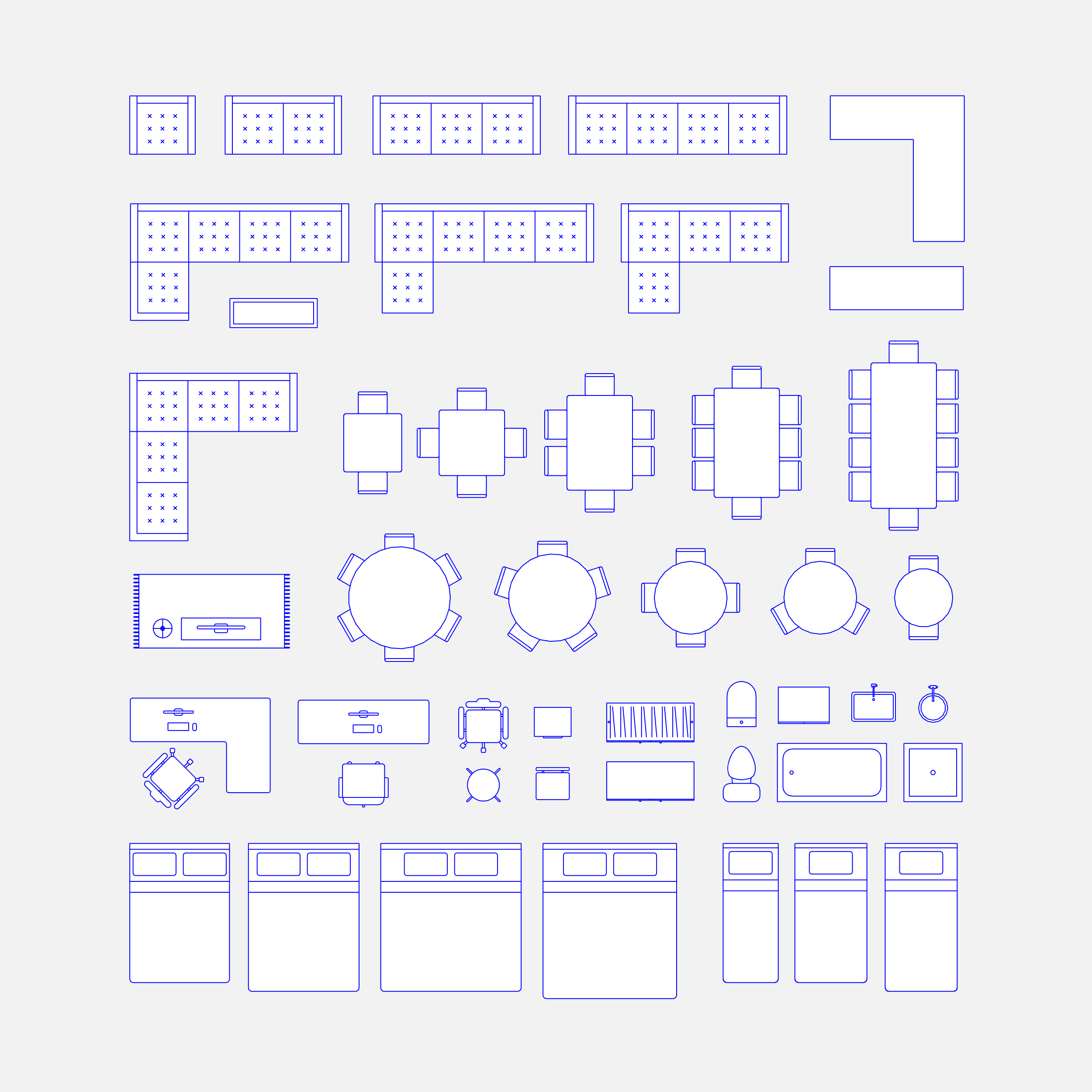 revit 2d furniture