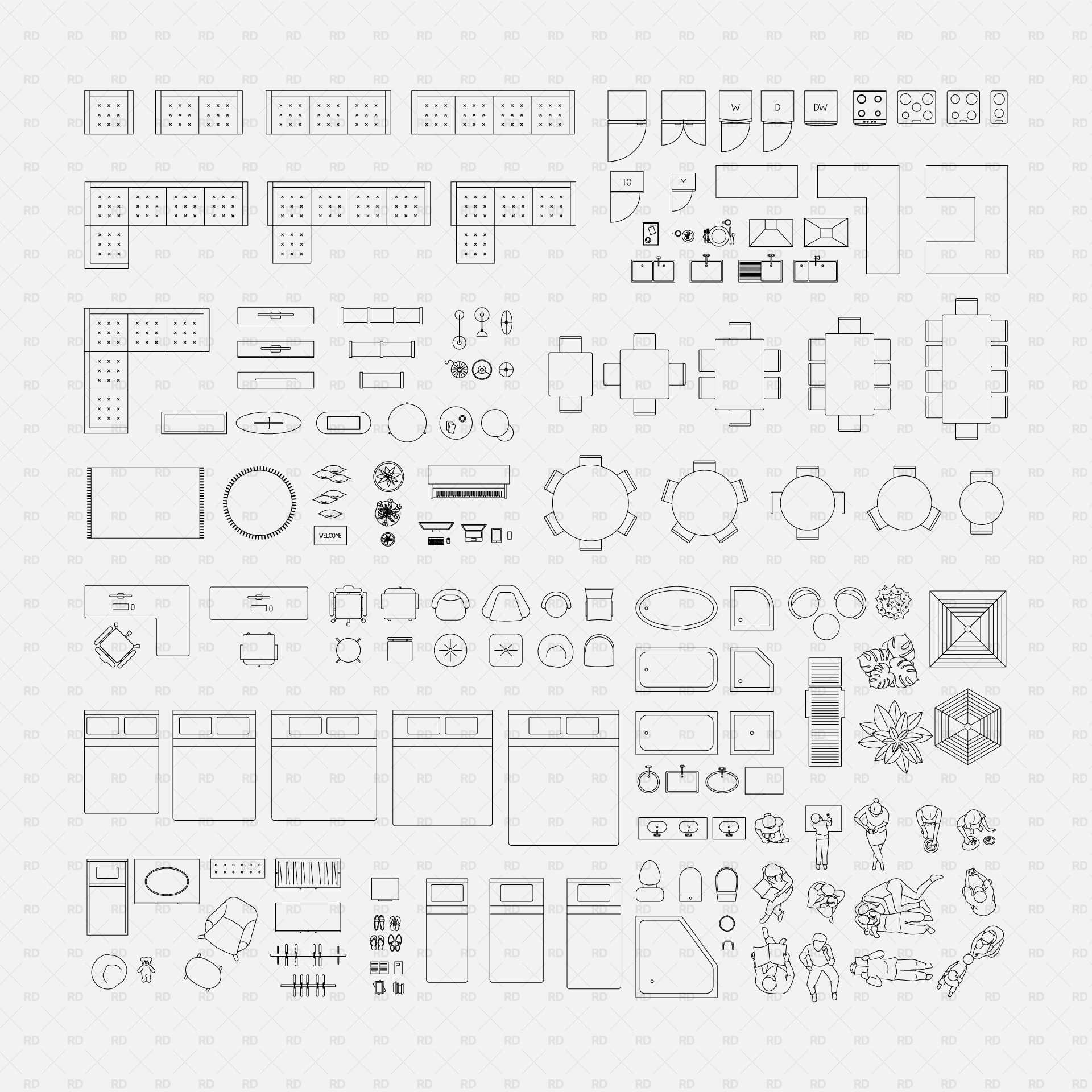cad vector furniture