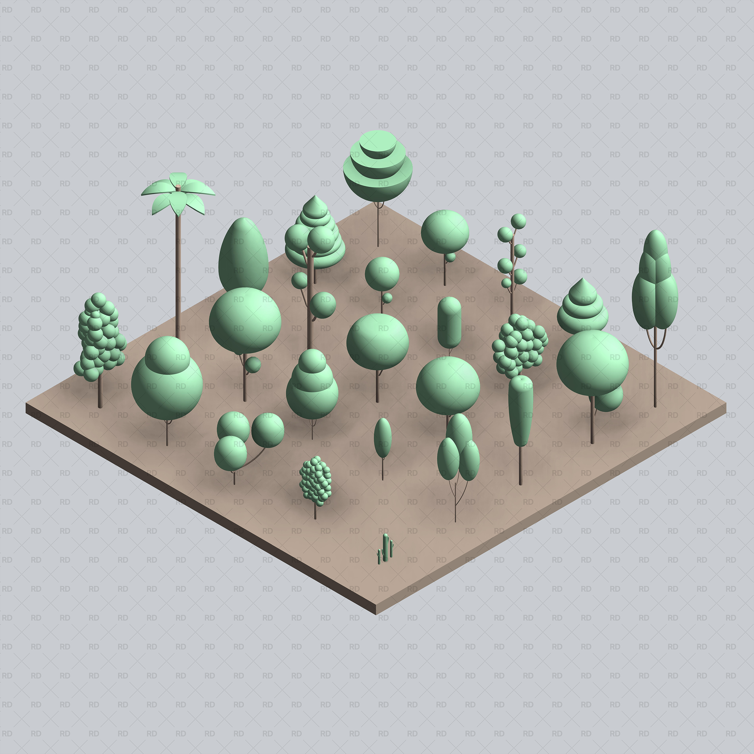 revit 3d trees download