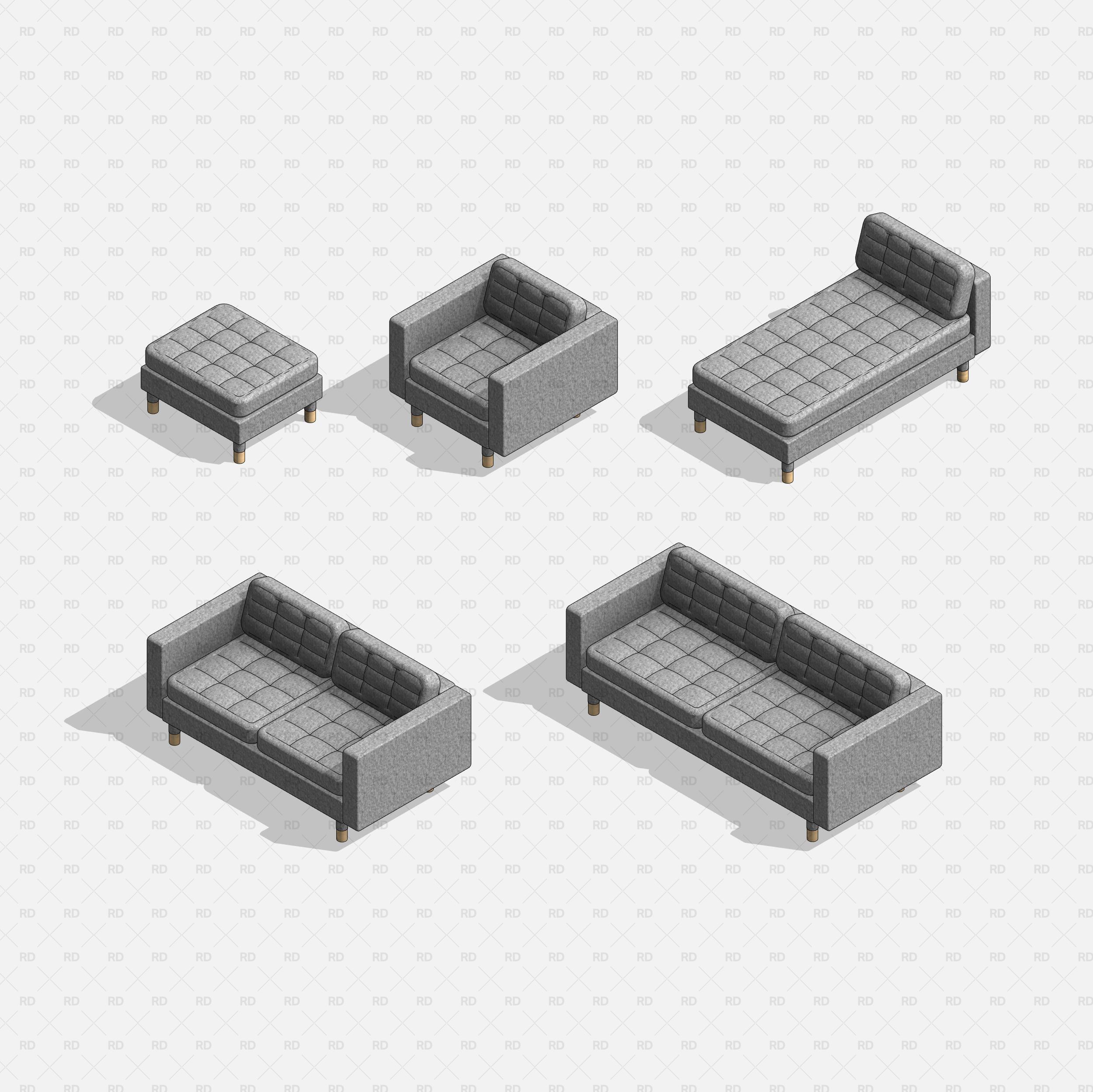 LANDSKRONA parametric revit family