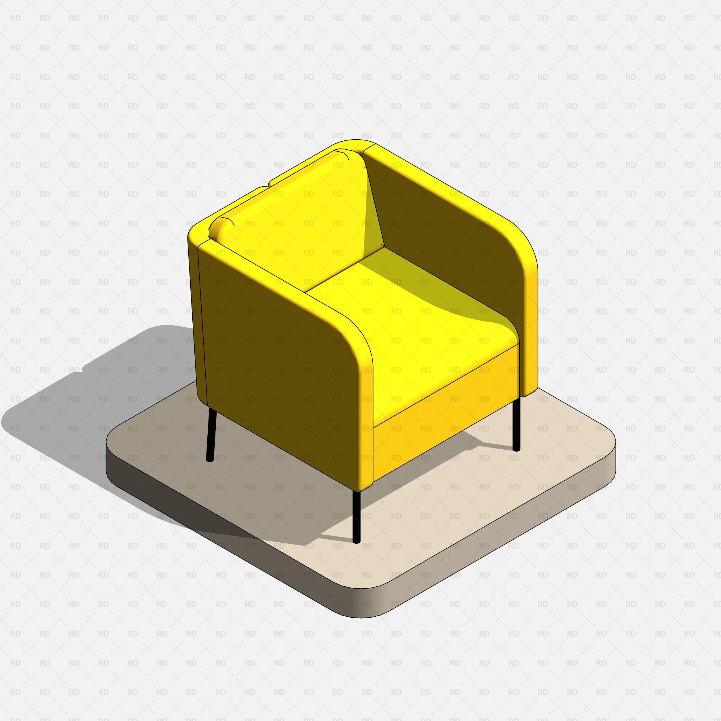 ikea revit armchair 