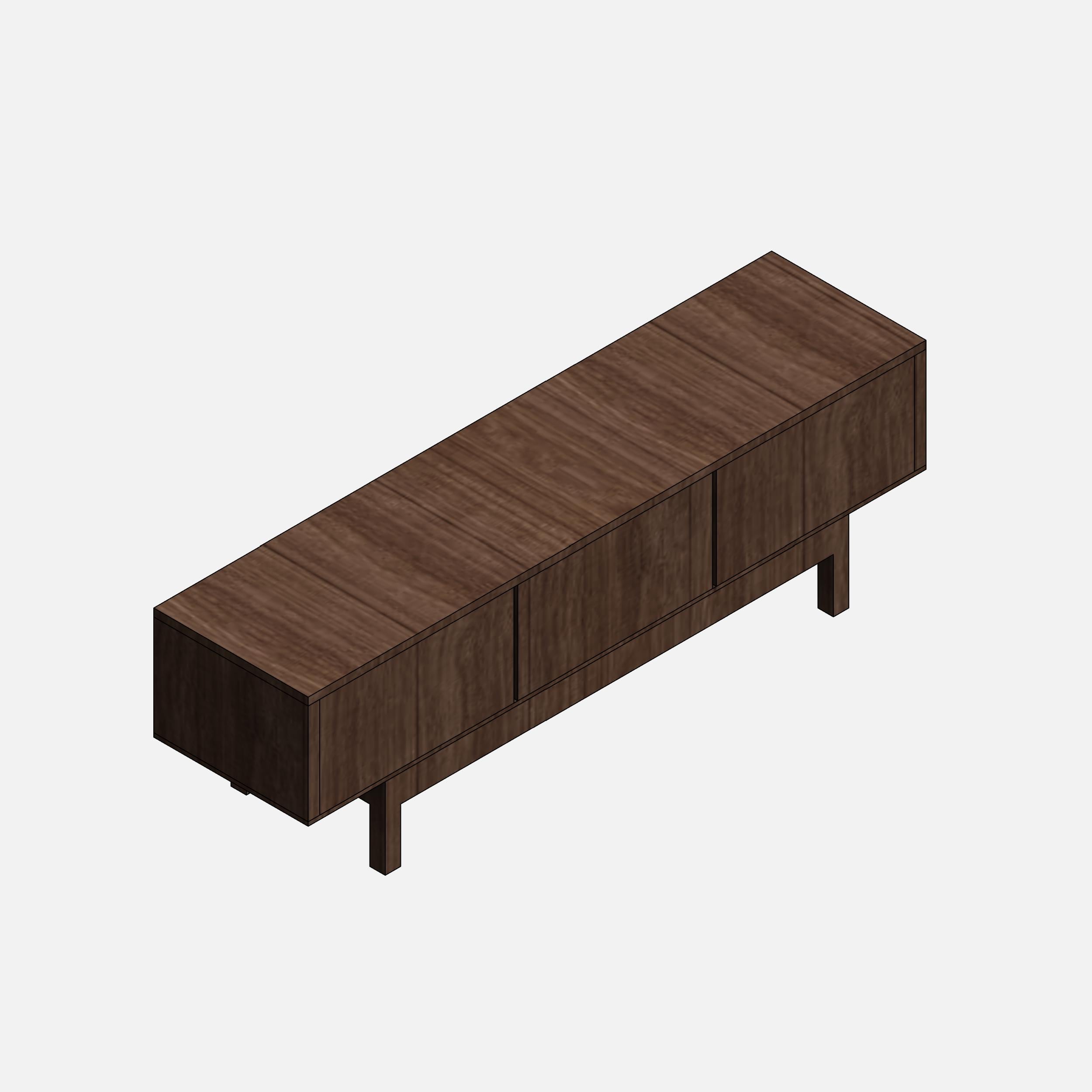 IKEA STOCKHOLM TV unit revit family