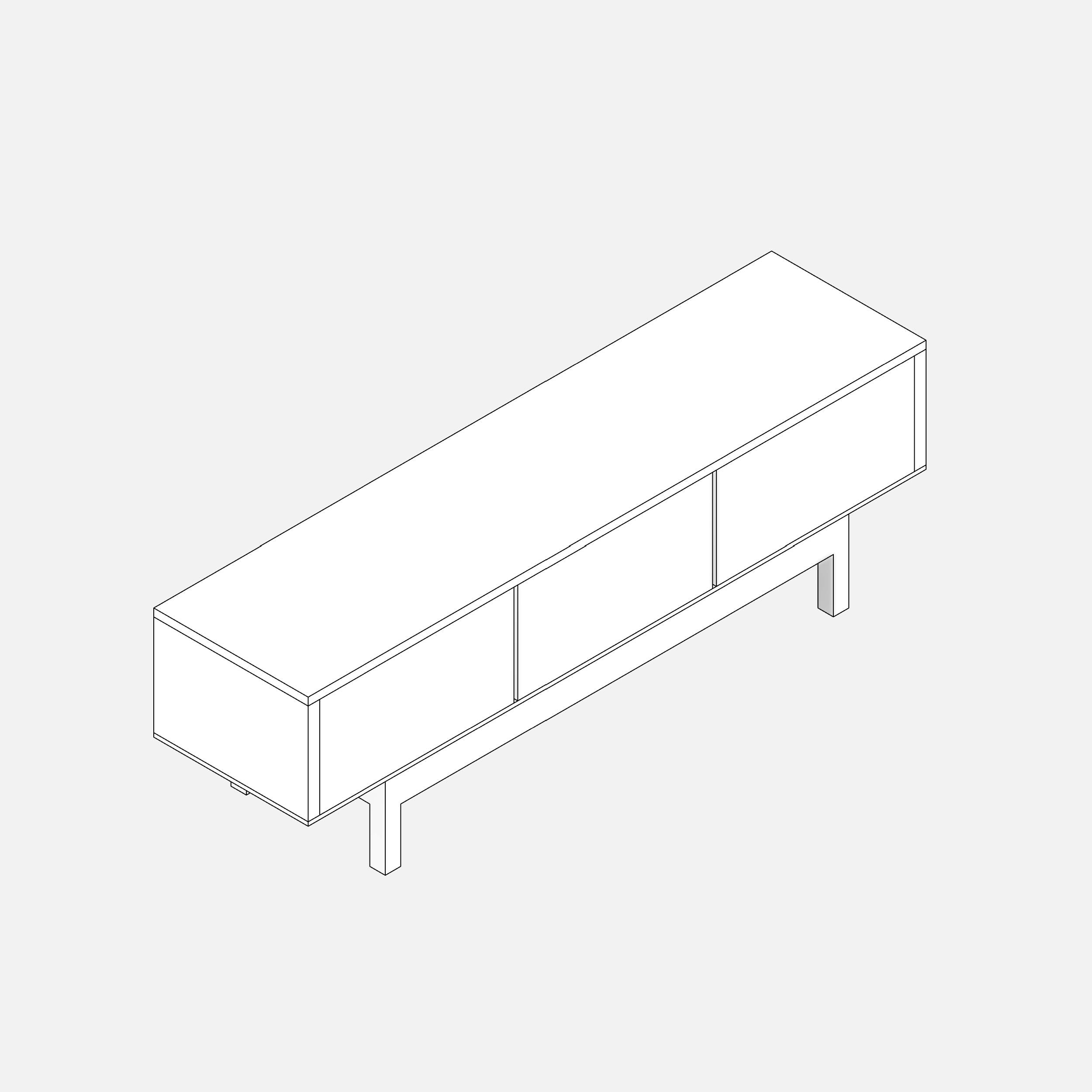 IKEA STOCKHOLM TV unit revit model