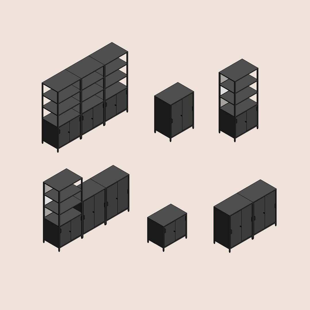 Parametric Office Furniture Families for Revit | RD Studio