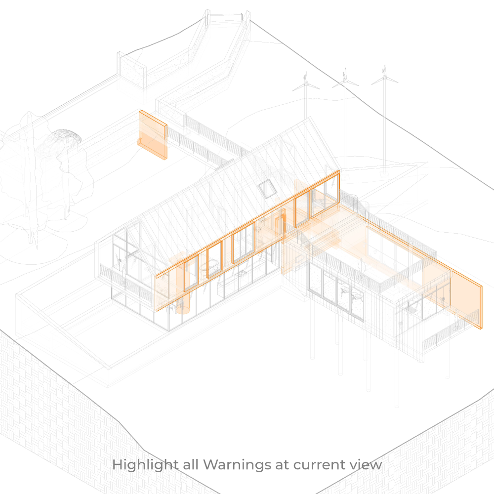 Dynamo revit Highlight Warnings