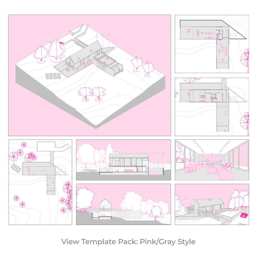 Revit View Templates Presentation - Pink | RD Studio