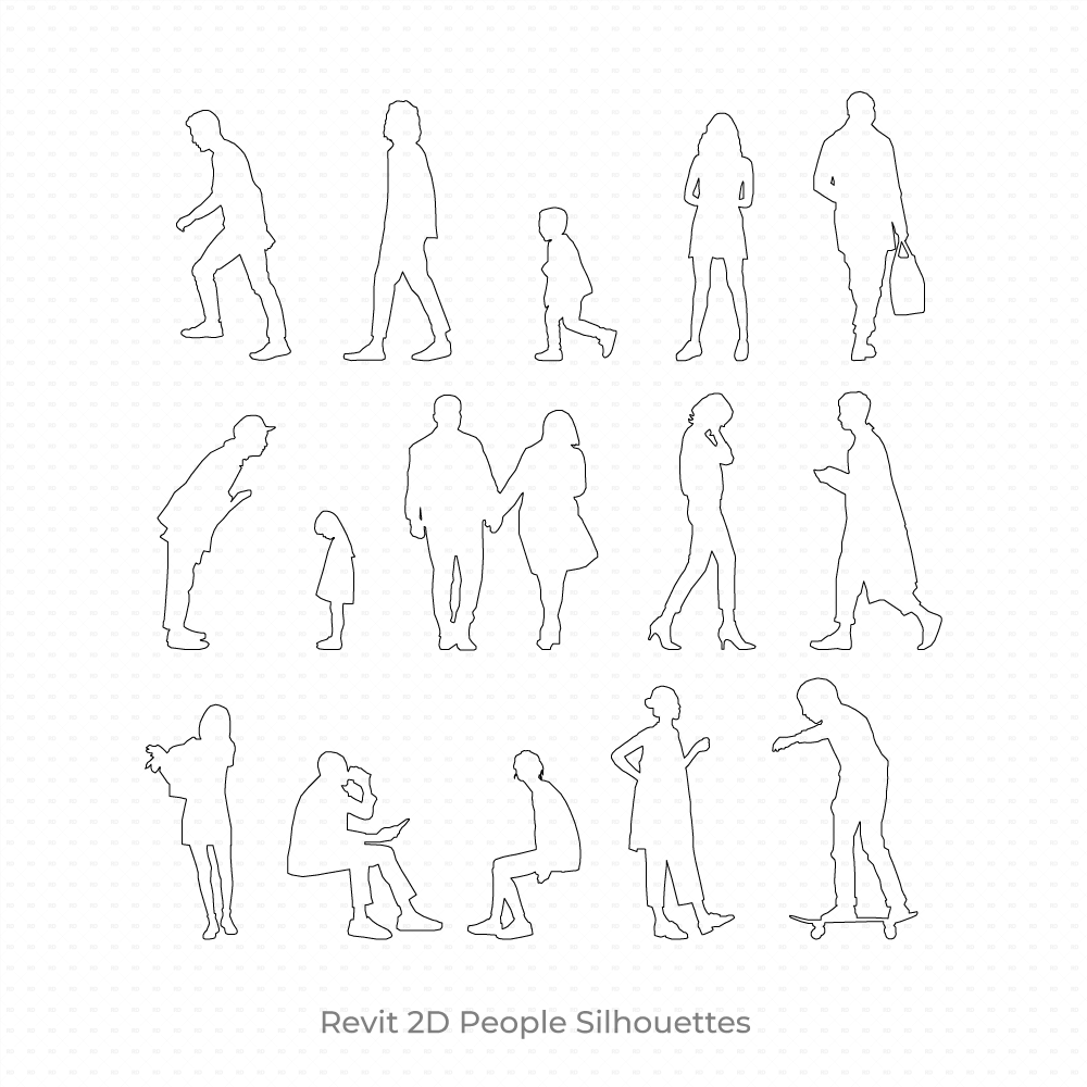 revit 2d people download free