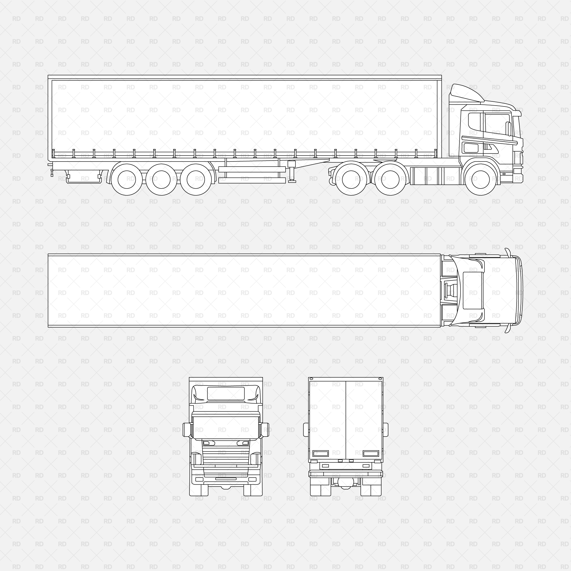 Revit 2D truck