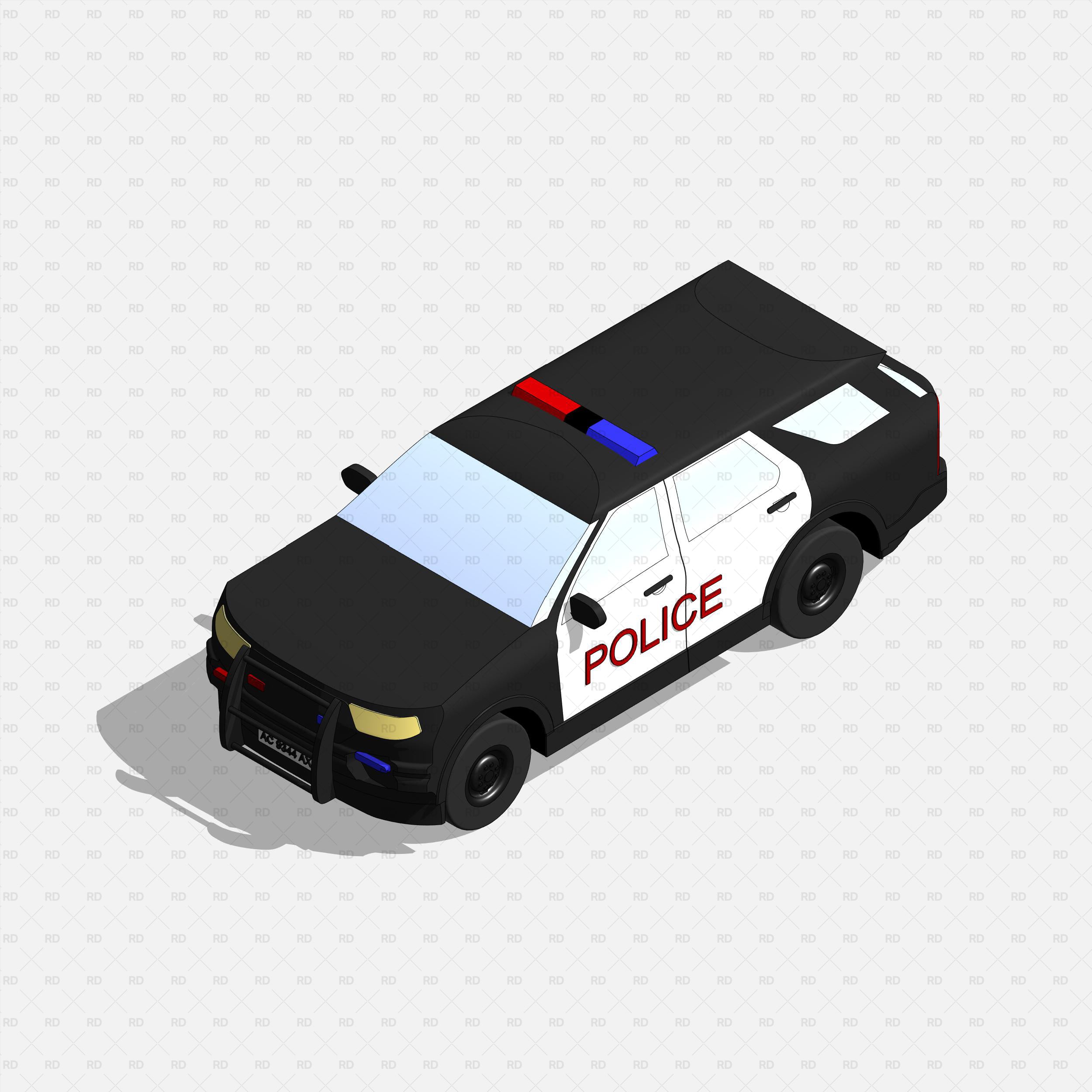 Revit Police Car Family 