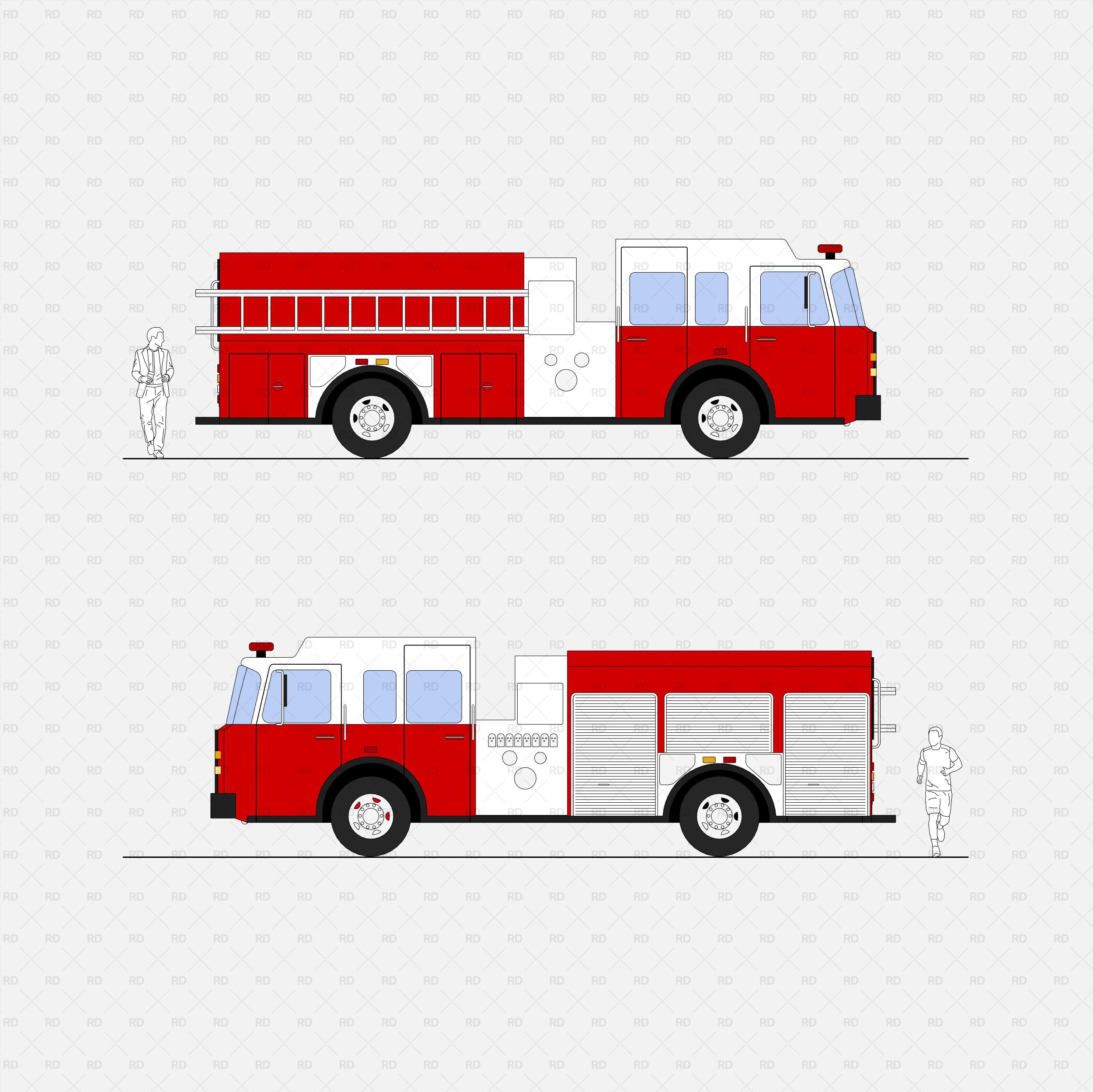 Revit Fire Truck 