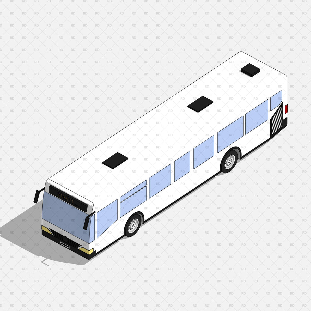Revit Train Rfa Revit 3D Parametric Inter City Train Family | Download Vehicle Revit ...