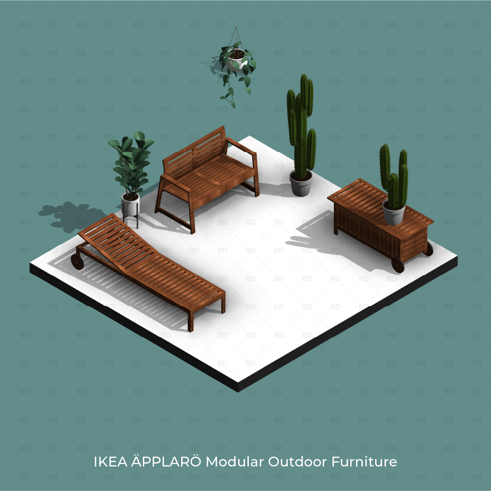 revit garden furniture 