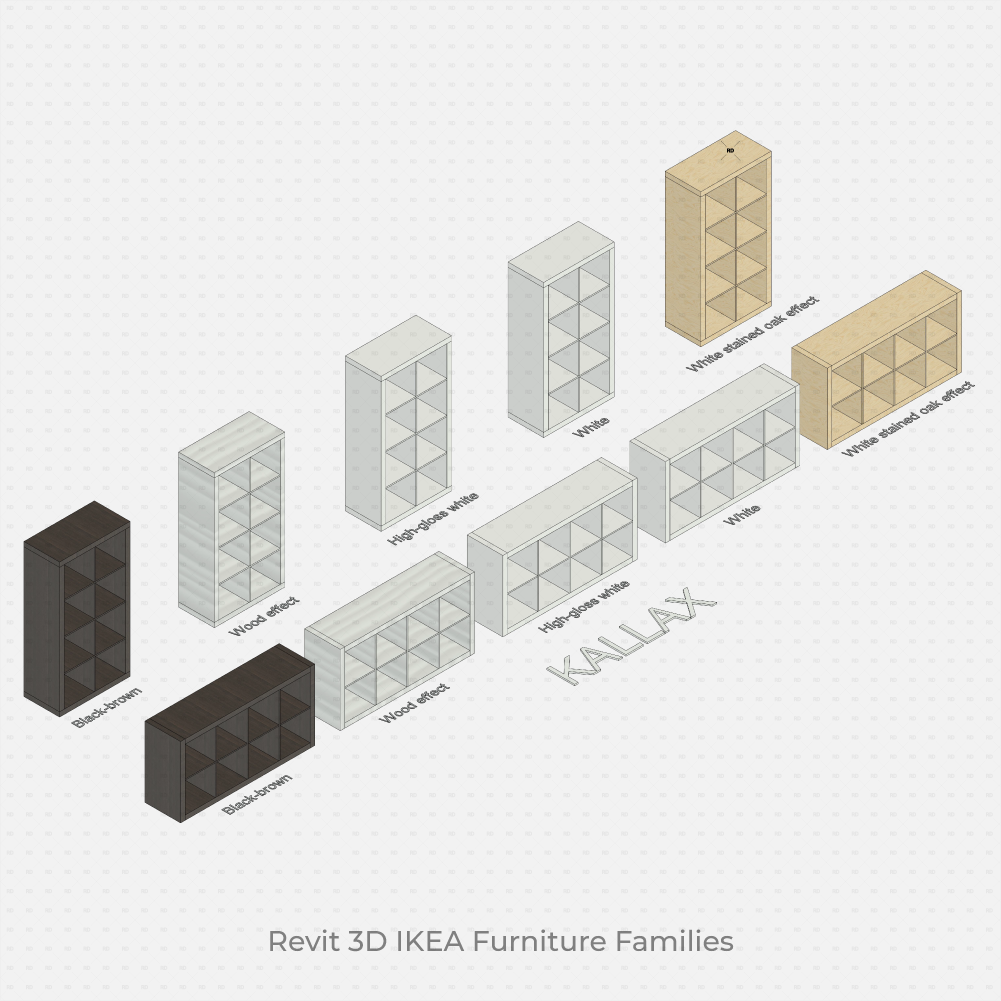 revit family ikea kallax download free